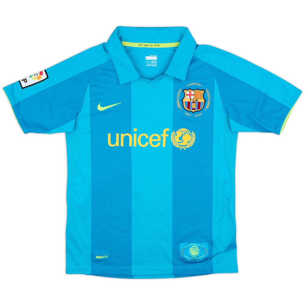 2007-09 Barcelona Away Shirt - 7/10 - (M.Boys)