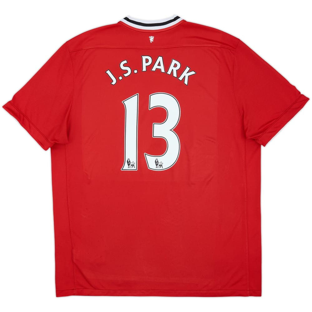2011-12 Manchester United Home Shirt J.S.Park #13 - 8/10 - (XXL)