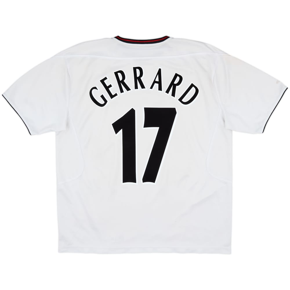 2003-04 Liverpool Away Shirt Gerrard #17 - 5/10 - (L)