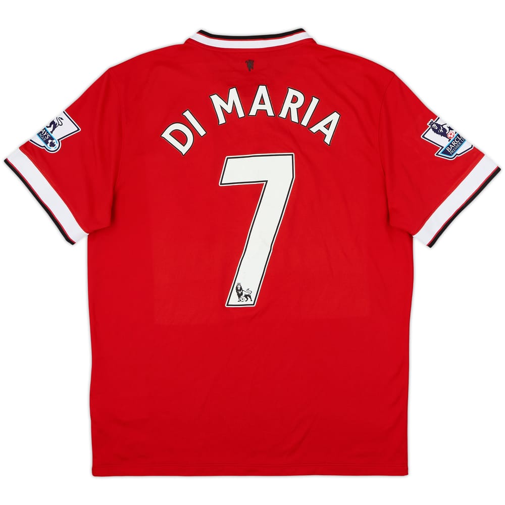 2014-15 Manchester United Home Shirt Di Maria #7 - 6/10 - (L)
