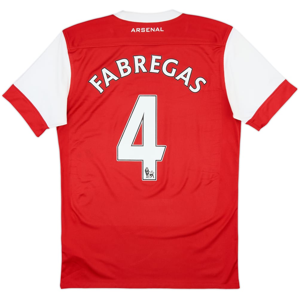 2010-11 Arsenal Titular Camiseta Fabregas #4 - 5/10 - (S)