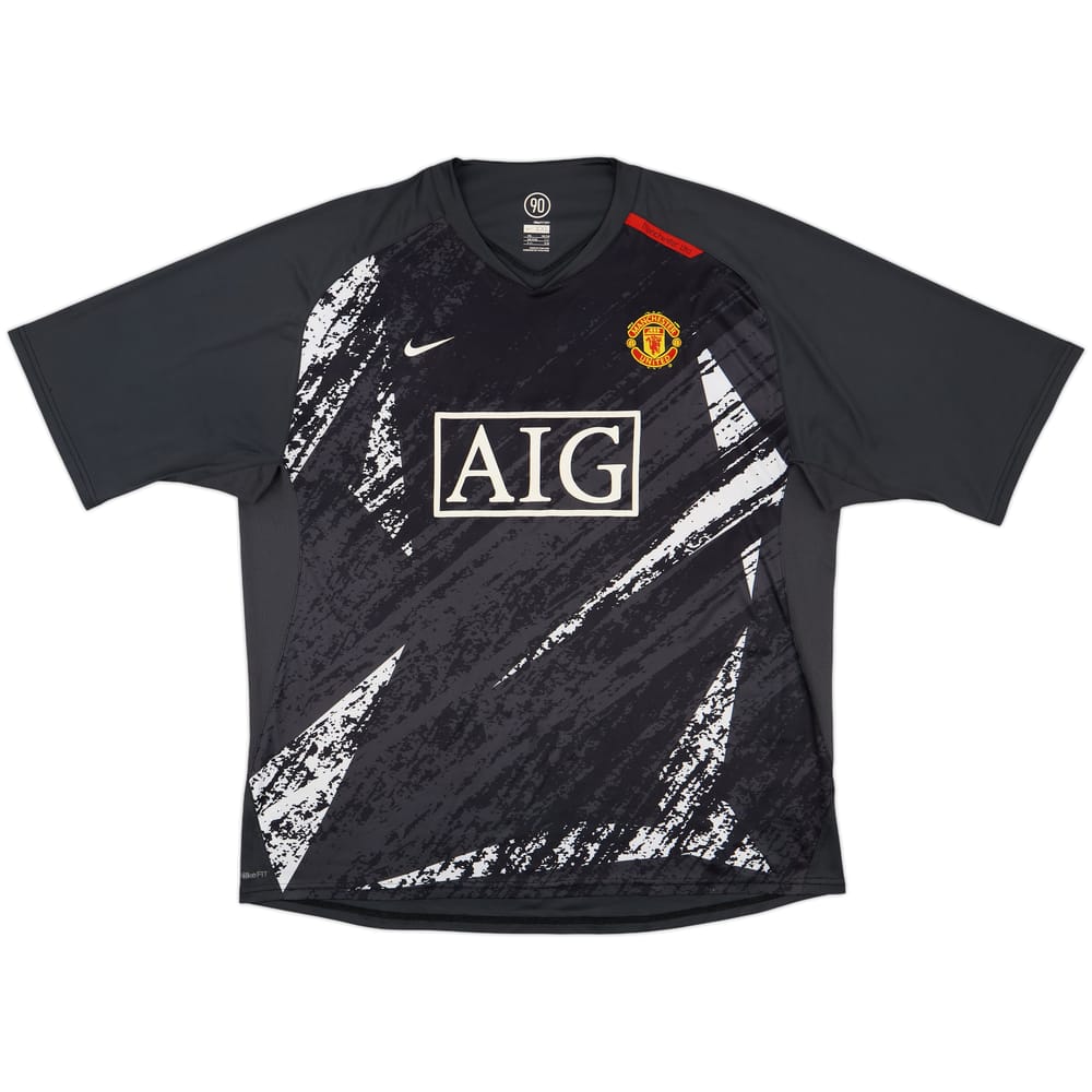 2007-08 Manchester United Nike Training Shirt - 8/10 - (XXL)