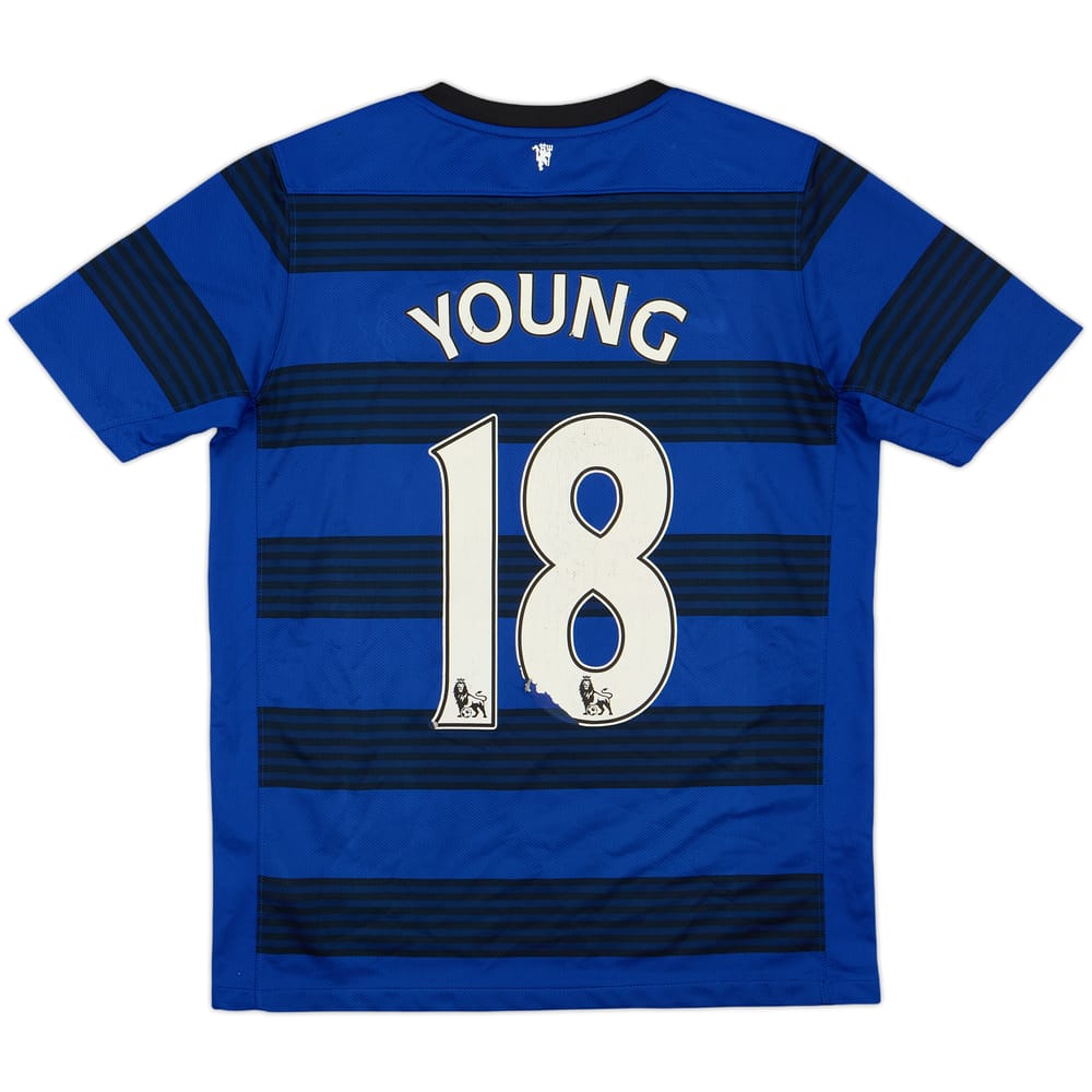 2011-13 Manchester United Away Shirt Young #18 - 4/10 - (XL.Boys)
