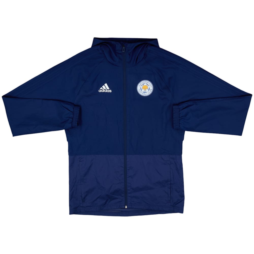 2017-18 Leicester City adidas Hooded Rain Jacket - 8/10 - (S)
