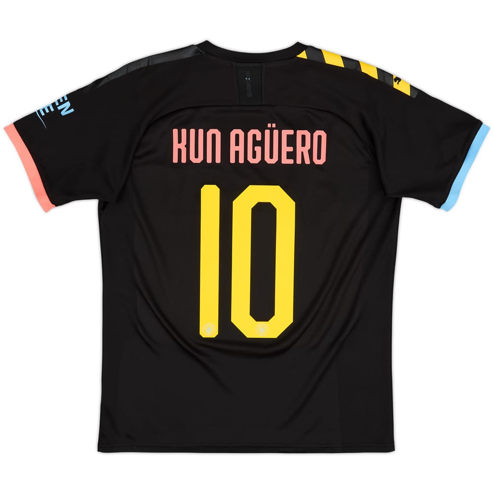 Camiseta de visitante del Manchester City 2019-20 Kun Aguero #10 - 9/10 - (M)