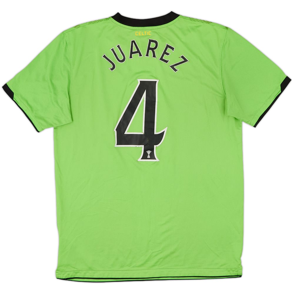 2010-11 Celtic Away Shirt Juarez #4 - 5/10 - (M)