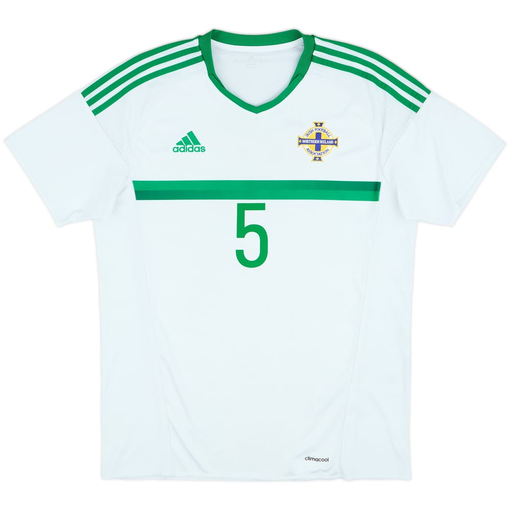 2016-17 Northern Ireland Away Shirt #5 - 7/10 - (L)