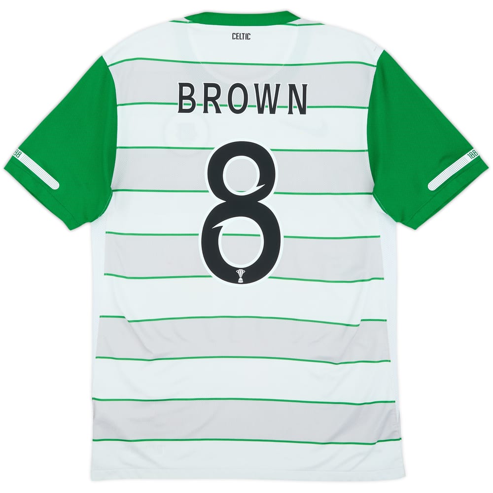 2011-12 Celtic Away Shirt Brown #8 - 8/10 - (S)