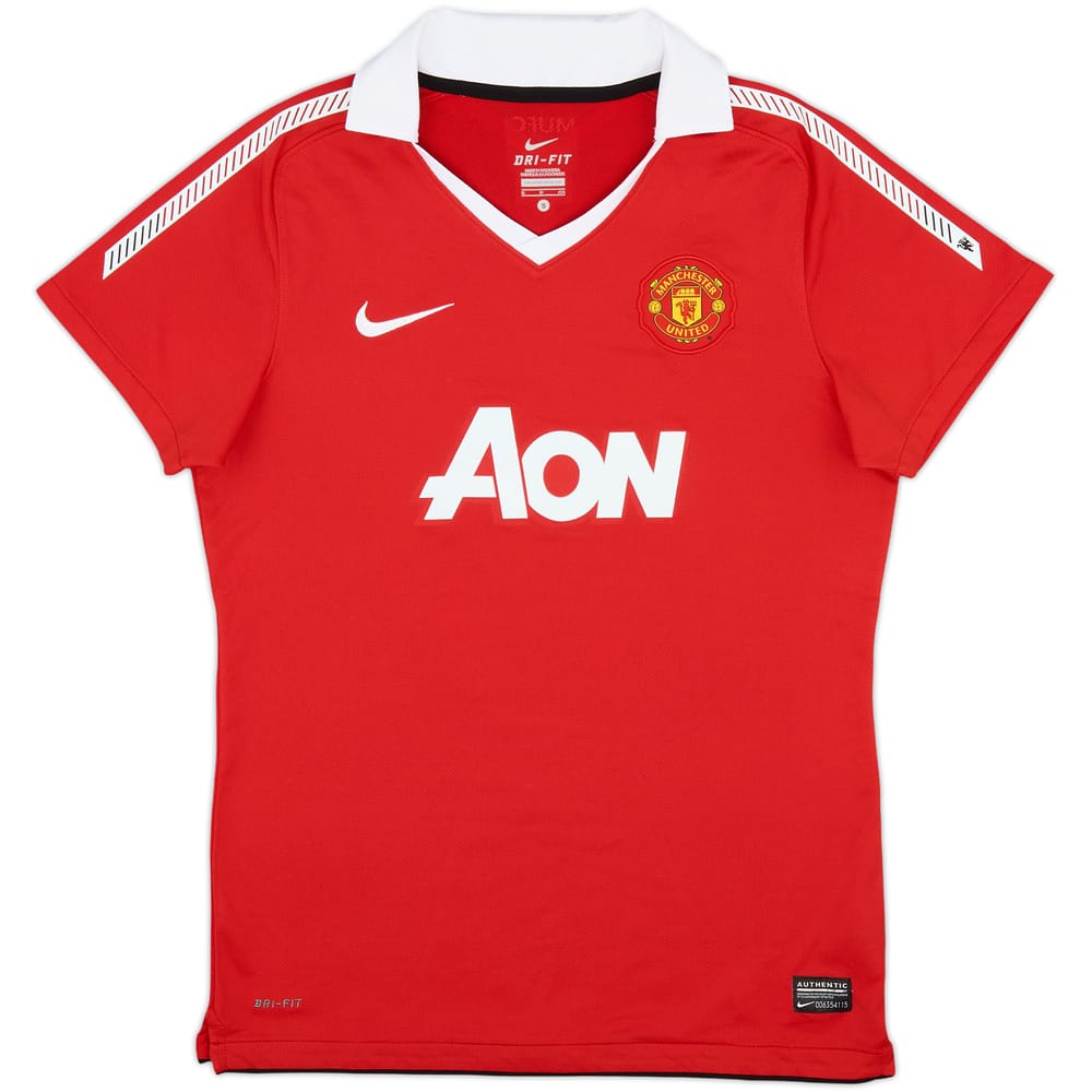 2010-11 Manchester United Home Shirt - 9/10 - (Women's S)