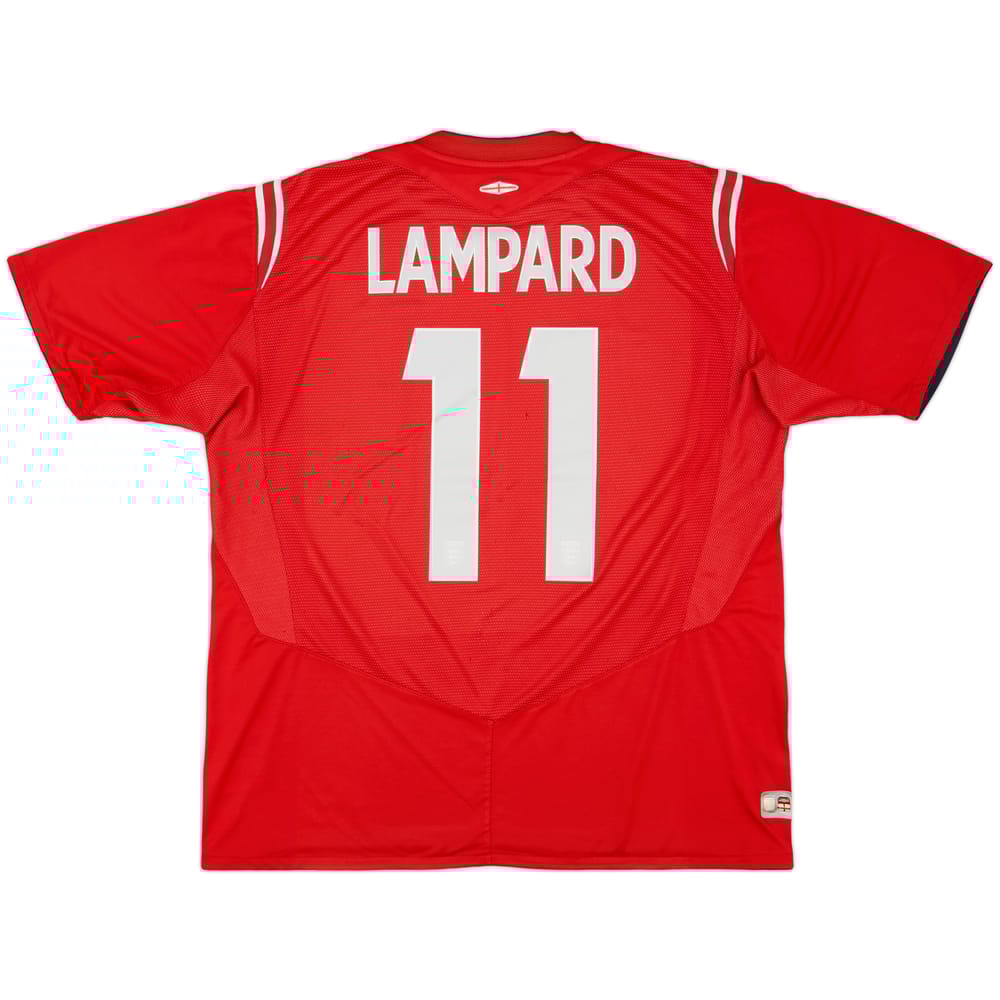 2004-06 England Away Shirt Lampard #11 - 5/10 - (XL)