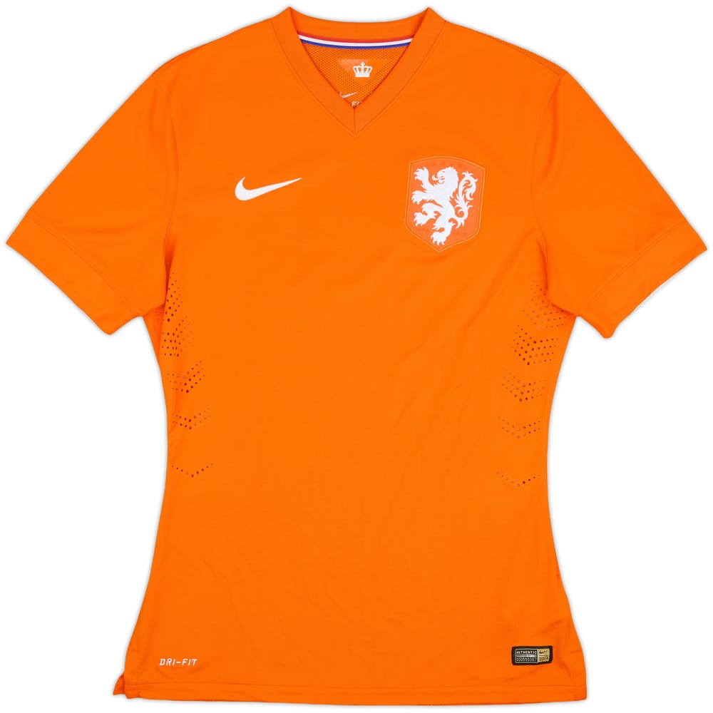 2014-15 Netherlands Authentic Home Shirt - 8/10 - (M)