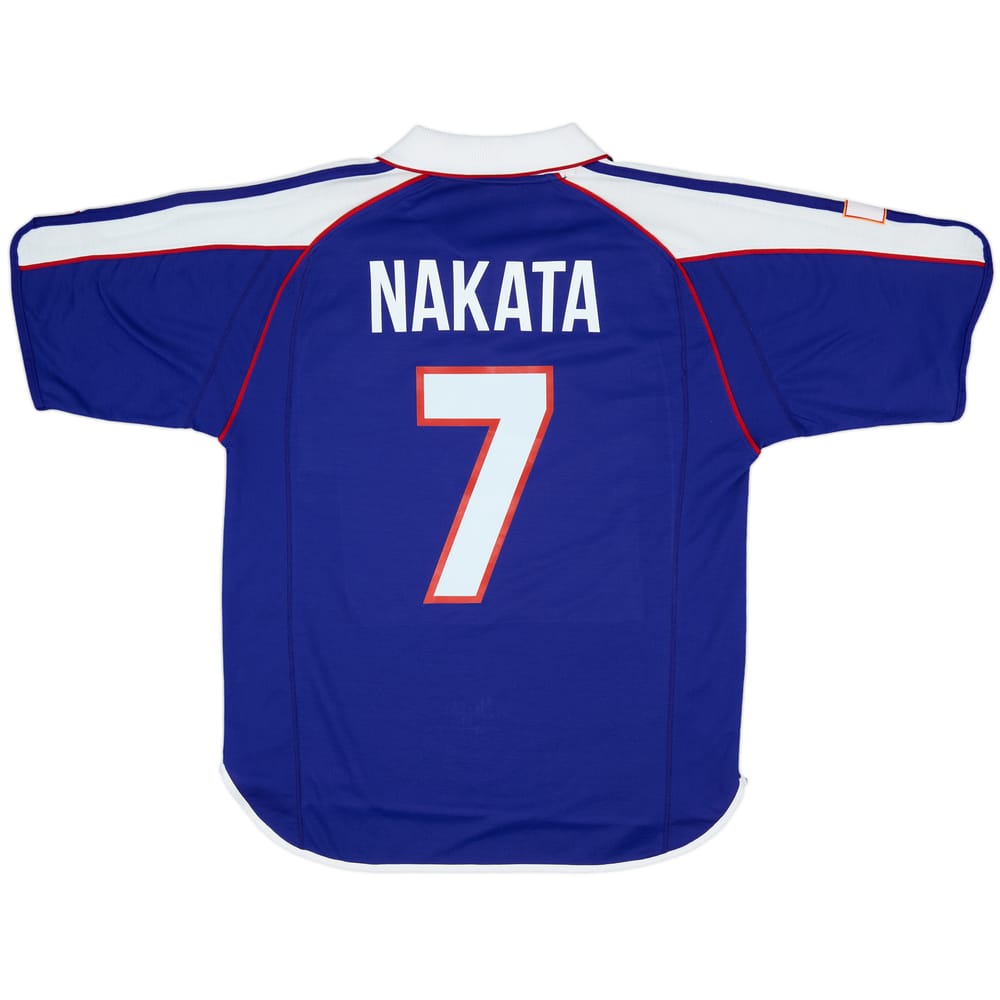 2000-01 Japan Player Issue Home Shirt Nakata #7 - 8/10 - (L)