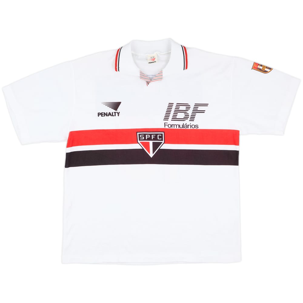 1993 Sao Paulo Home Shirt - 8/10 - (XL)