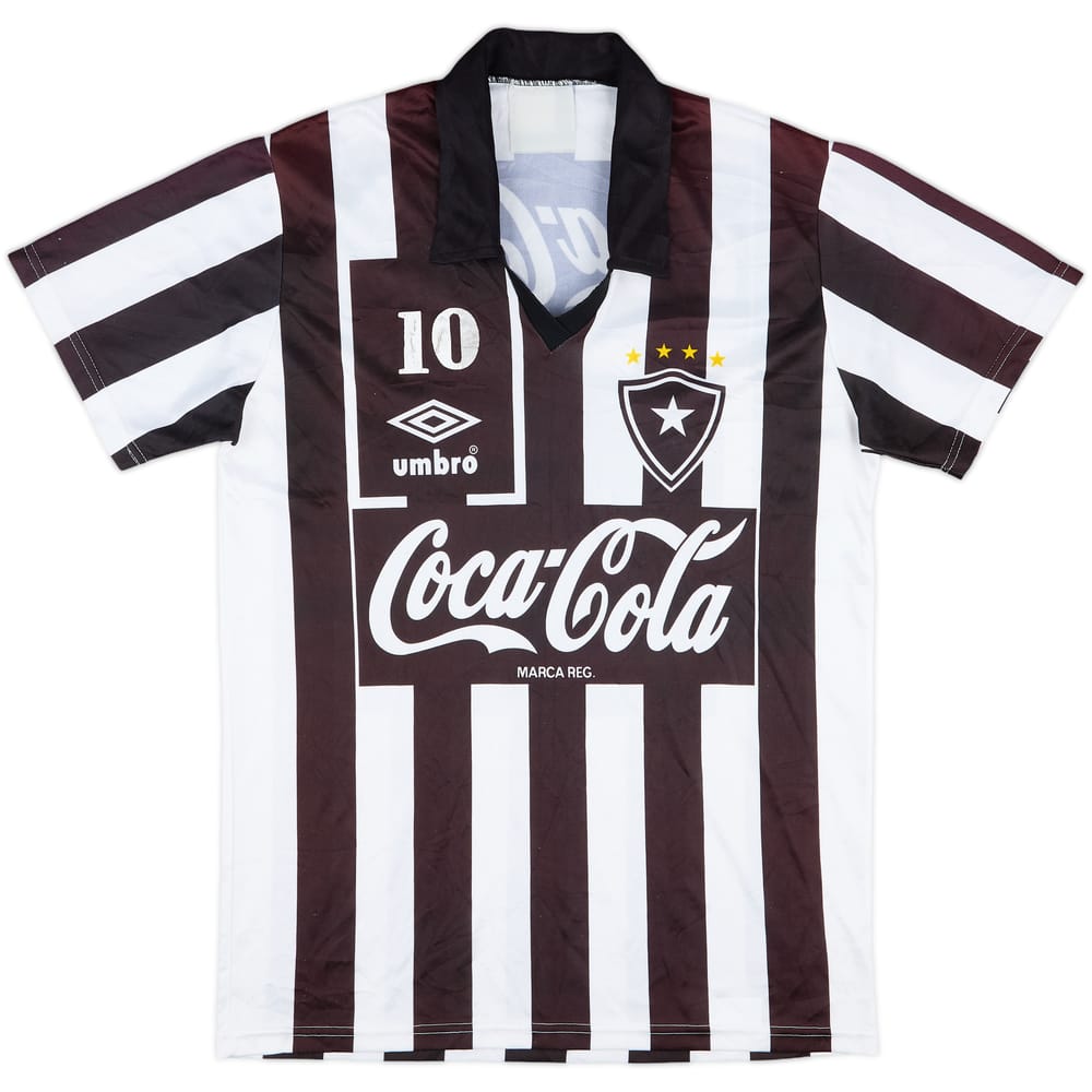 1992 Botafogo Home Shirt #10 - 6/10 - (M)
