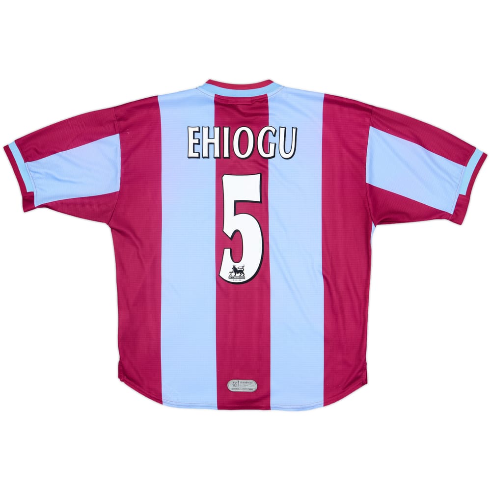 1999-00 Aston Villa Home Shirt Ehiogu #5 - 8/10 - (L)