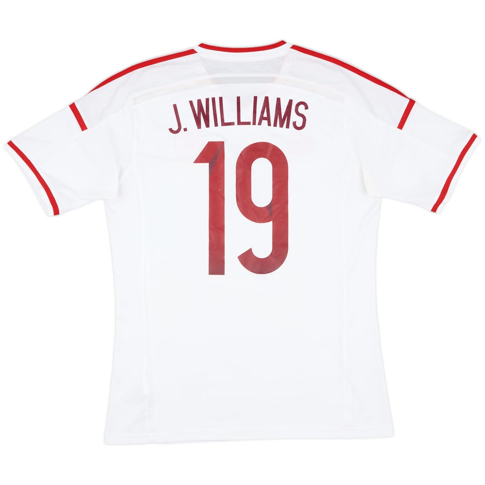 2013-15 Wales Match Issue Away Shirt J.Williams #19
