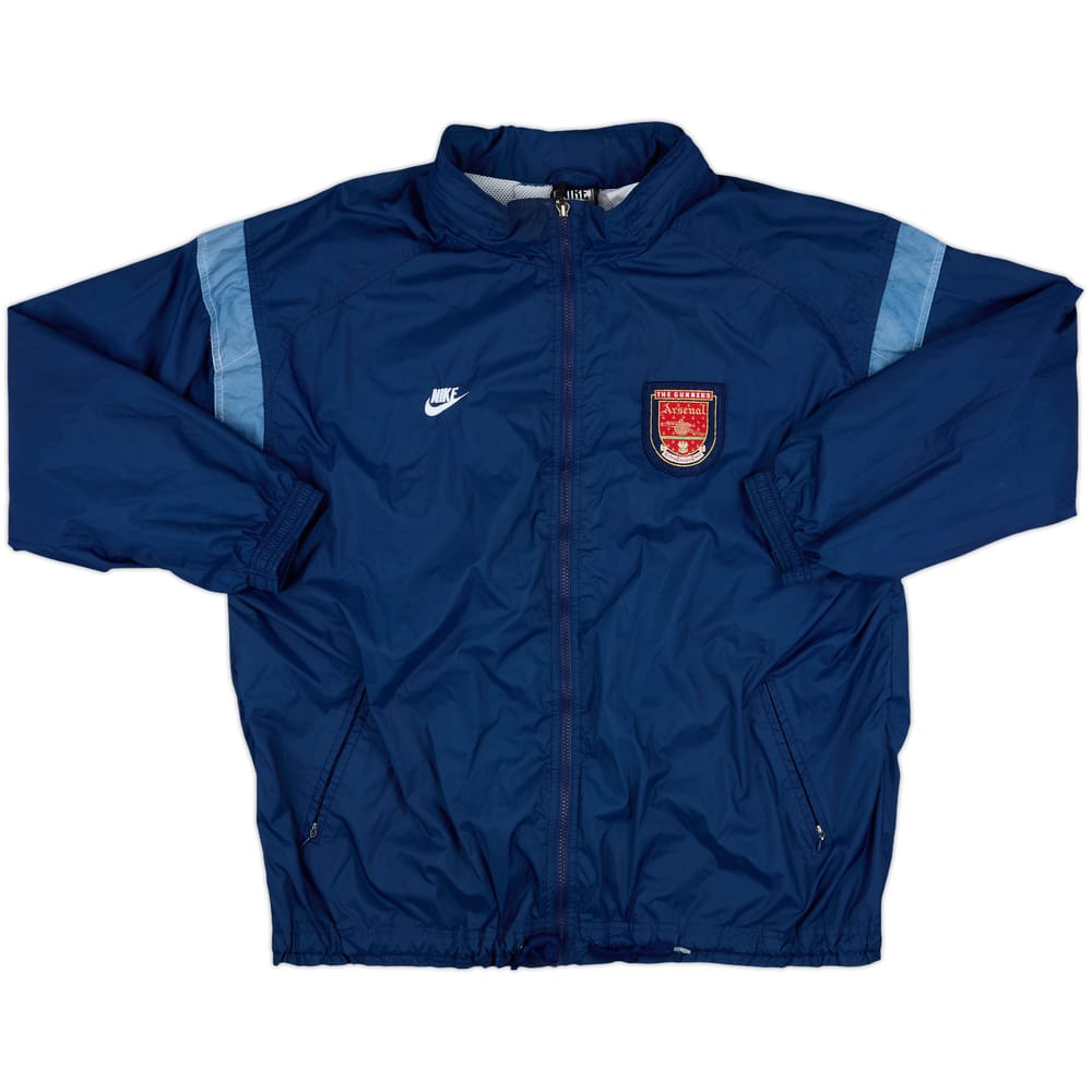 1994-95 Arsenal Nike Premier Hooded Track Jacket - 8/10 - (XL)
