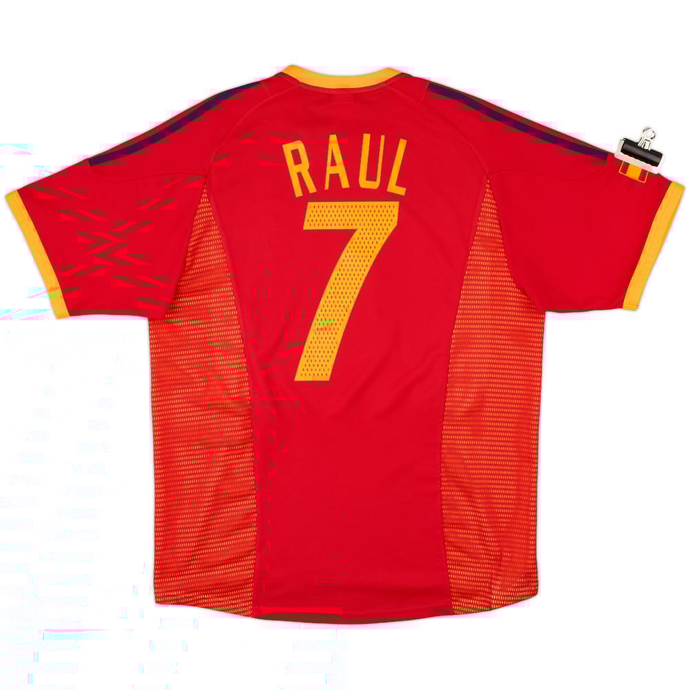 2002-04 Spain Home Shirt Raul #7 - 6/10 - (L)