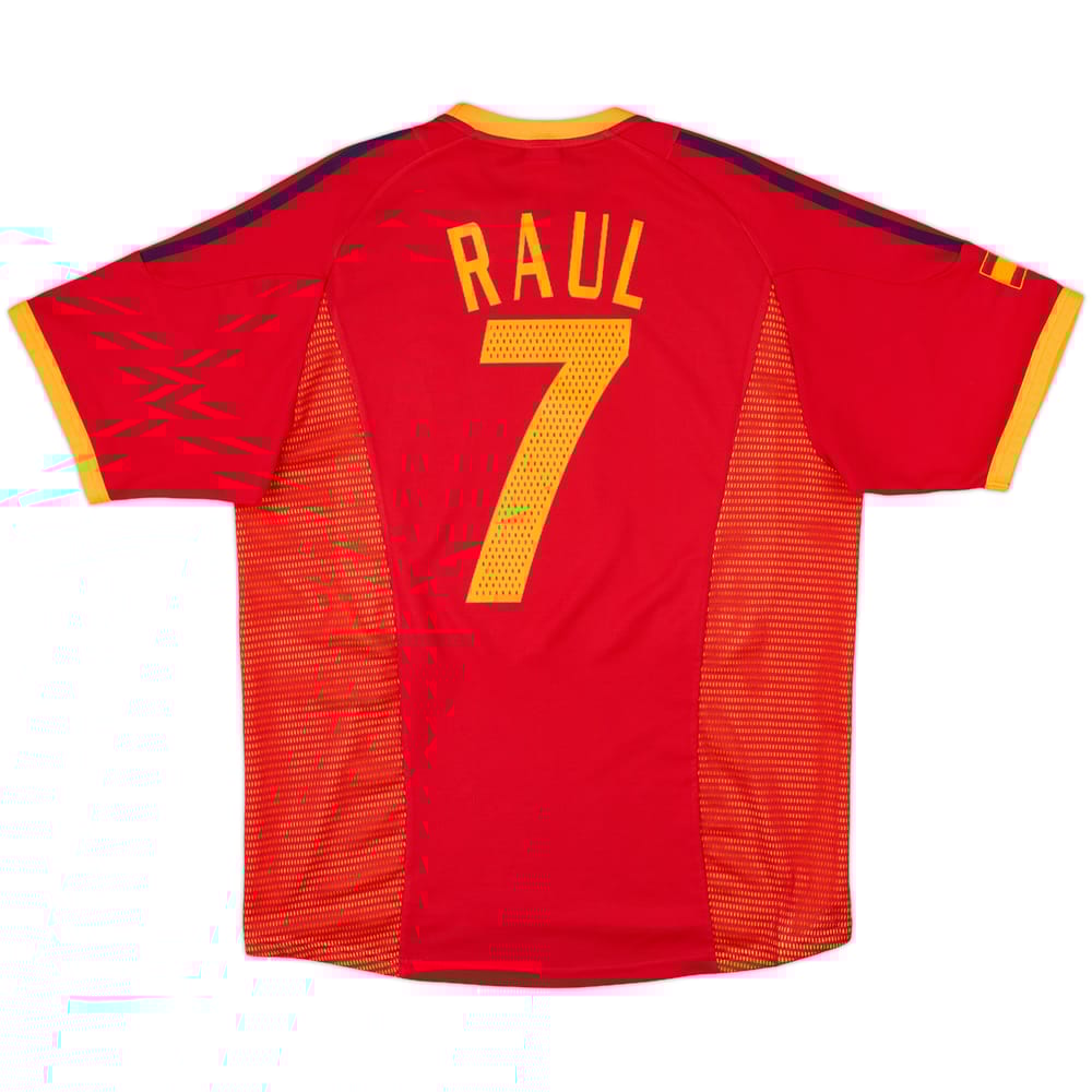 2002-04 Spain Home Shirt Raul #7 - 6/10 - (L)