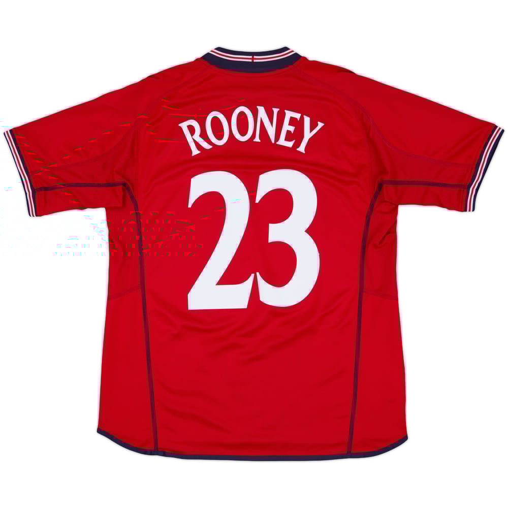 2002-04 England Away Shirt Rooney #23 - 7/10 - (L)
