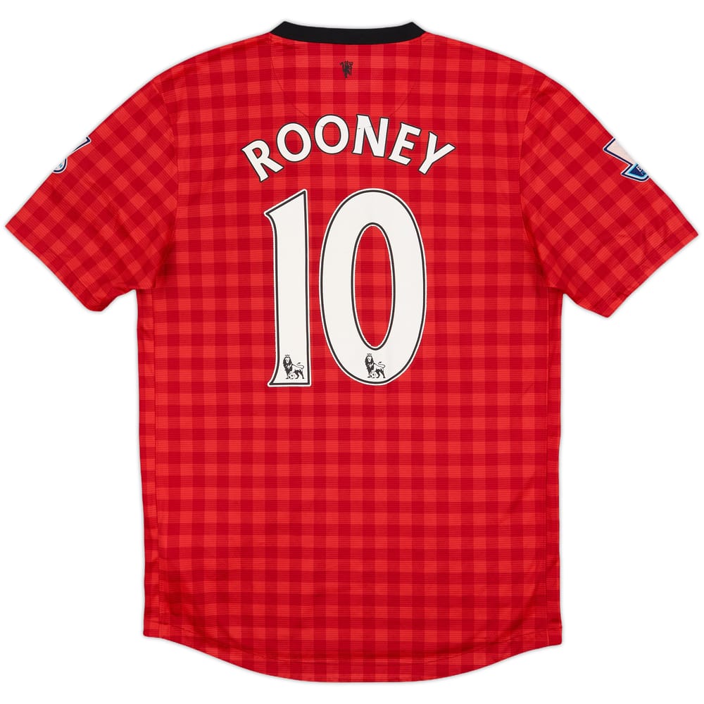 2012-13 Manchester United Home Shirt Rooney #10 - 6/10 - (S)