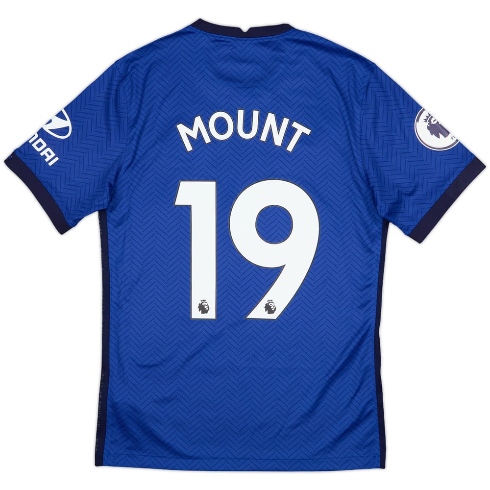2020-21 Chelsea Home Shirt Mount #19 - 9/10 - (S)
