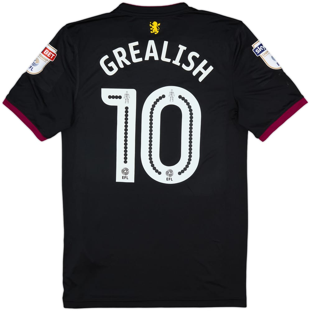 2017-18 Aston Villa Away Shirt Grealish #10 - 8/10 - (S)