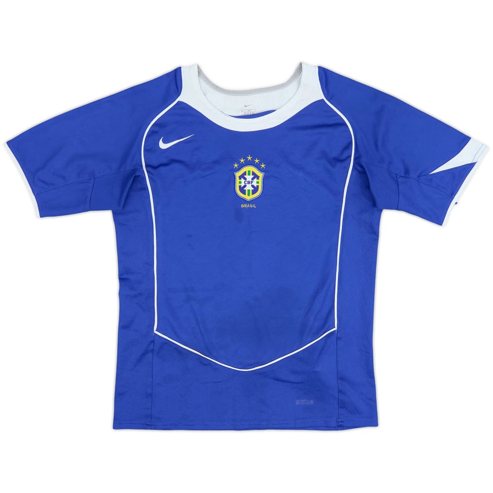 2004-06 Brazil Away Shirt - 6/10 - (M.Boys)