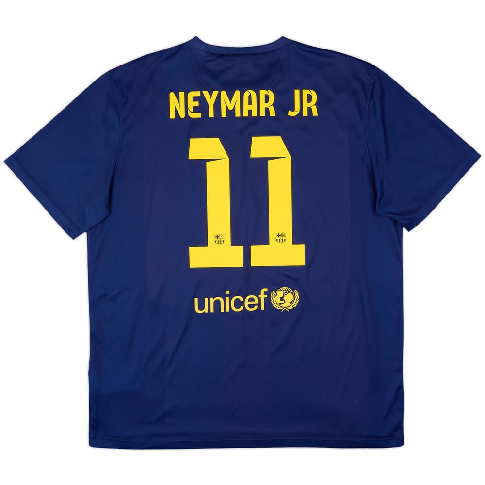2014-15 Barcelona Basic Home Shirt Neymar Jr #11 - 8/10 - (XL)