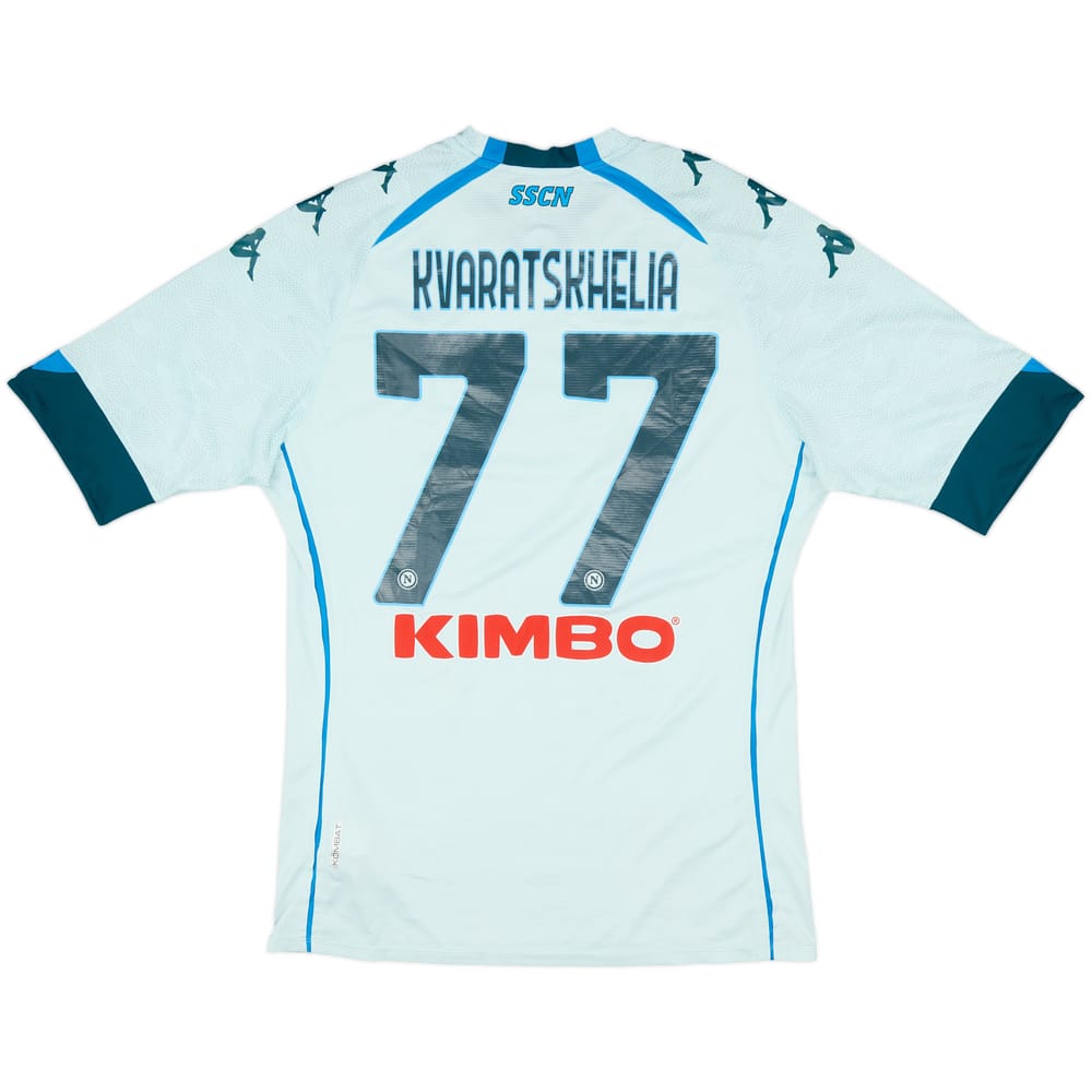2020-21 Napoli Away Shirt Kvaratskhelia #77 - 8/10 - (XXL)