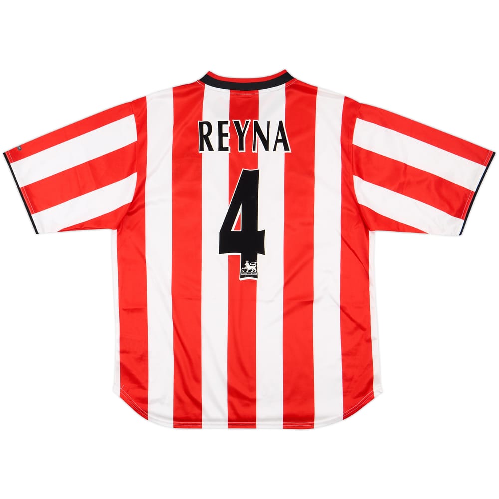 2000-02 Sunderland Home Shirt Reyna #4 - 6/10 - (L)