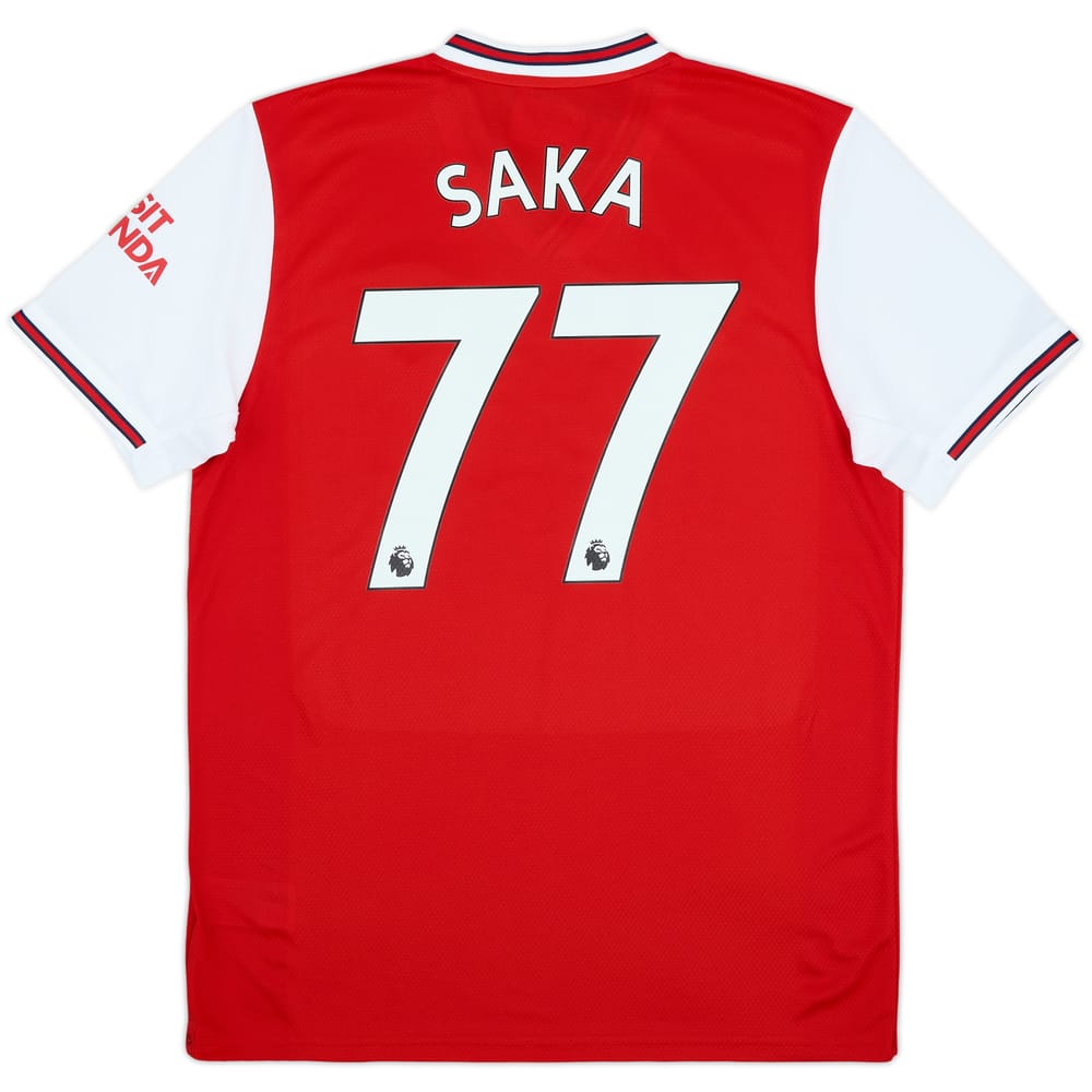 2019-20 Arsenal Home Shirt Saka #77 (L)