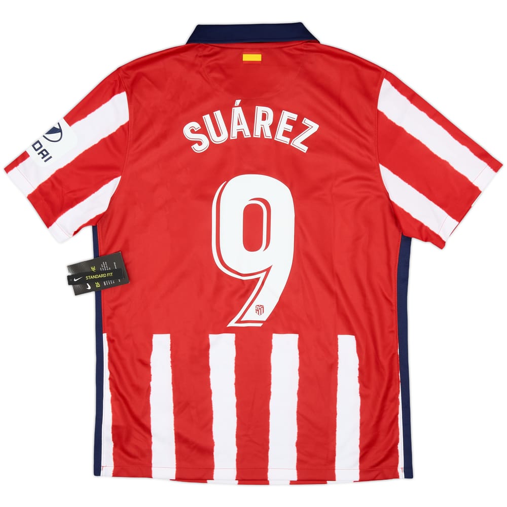 2020-21 Atletico Madrid Home Shirt Suarez #9 (L)