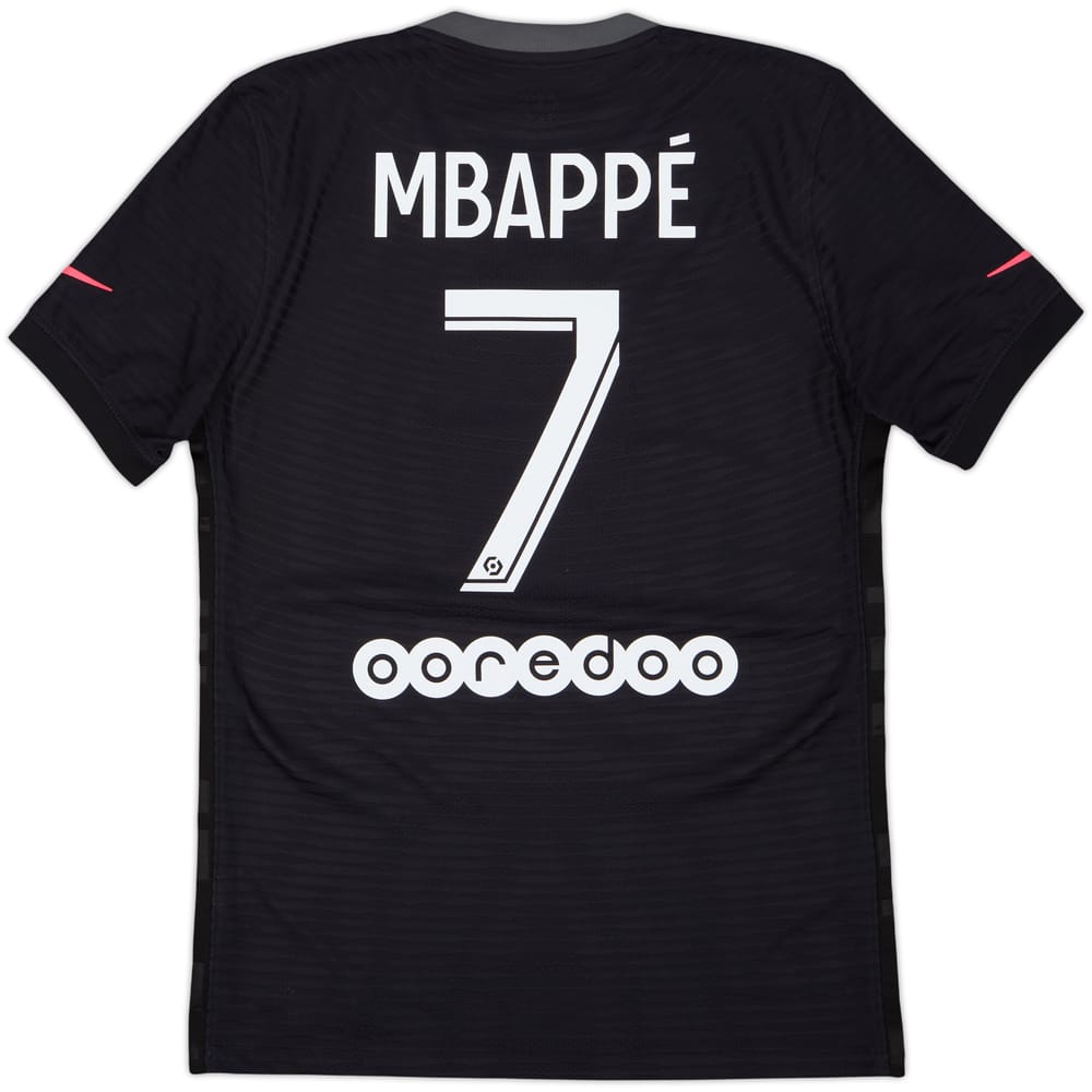 2021-22 Paris Saint-Germain Authentic Third Shirt Mbappe #7 - 10/10 - (S)