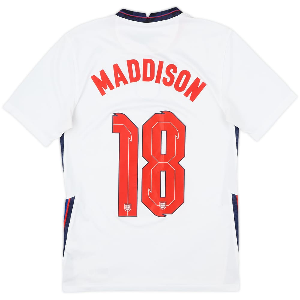 2020-22 England Home Shirt Maddison #18 - 9/10 - (XS)