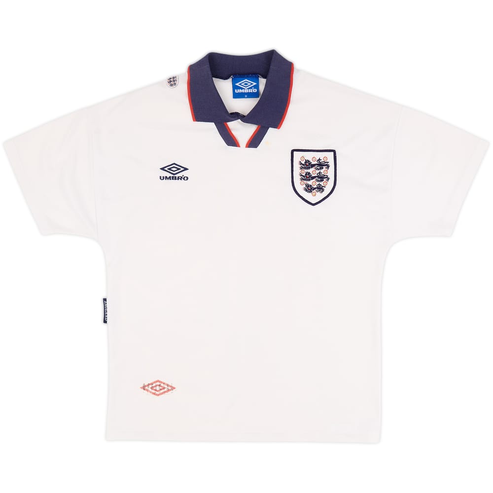 1993-95 England Home Shirt - 5/10 - (M)