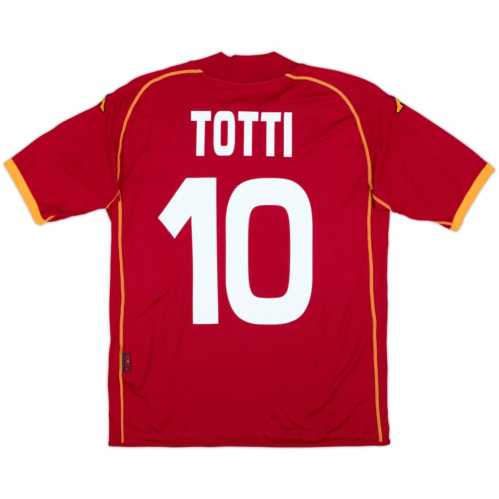 2008-09 Roma Home Shirt Totti #10 - 8/10 - (S)