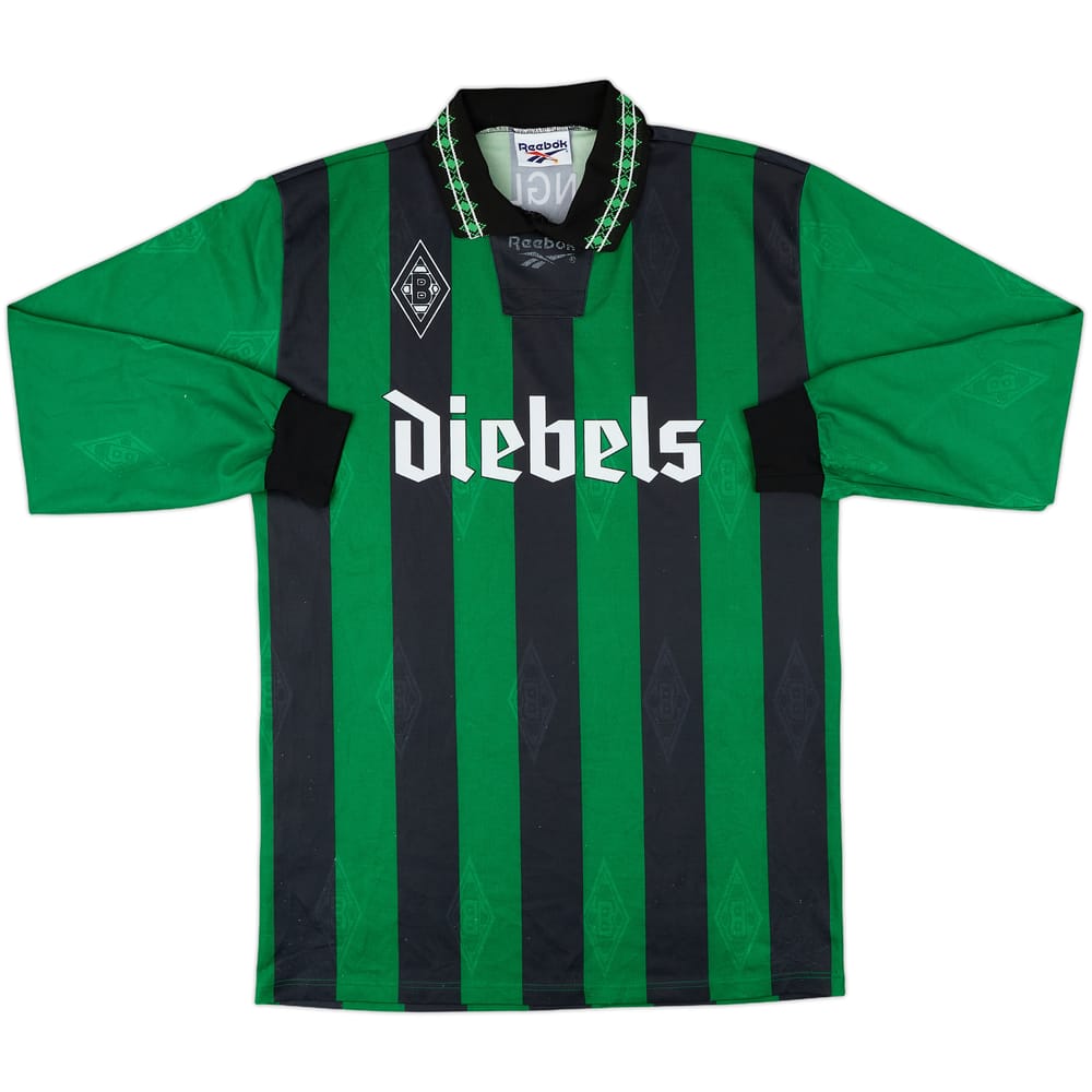 1995-96 Borussia Monchengladbach Away L/S Shirt - 6/10 - (M)