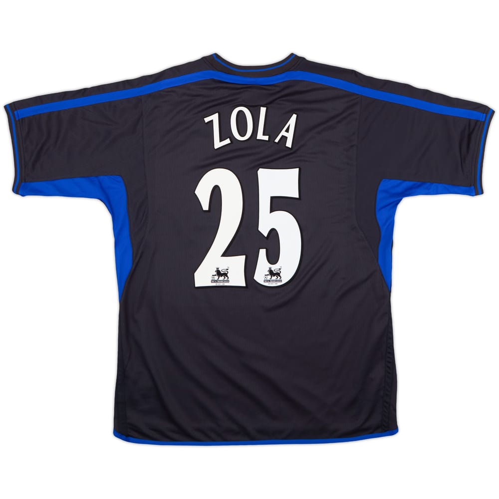 2002-04 Chelsea Away Shirt Zola #25 - 10/10 - (XL)