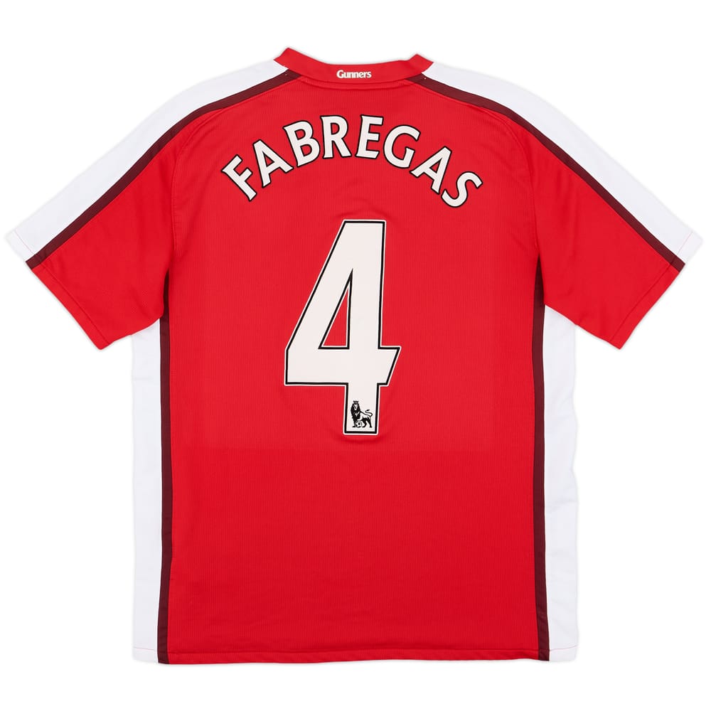 2008-10 Arsenal Home Shirt Fabregas #4 - 8/10 - (M)