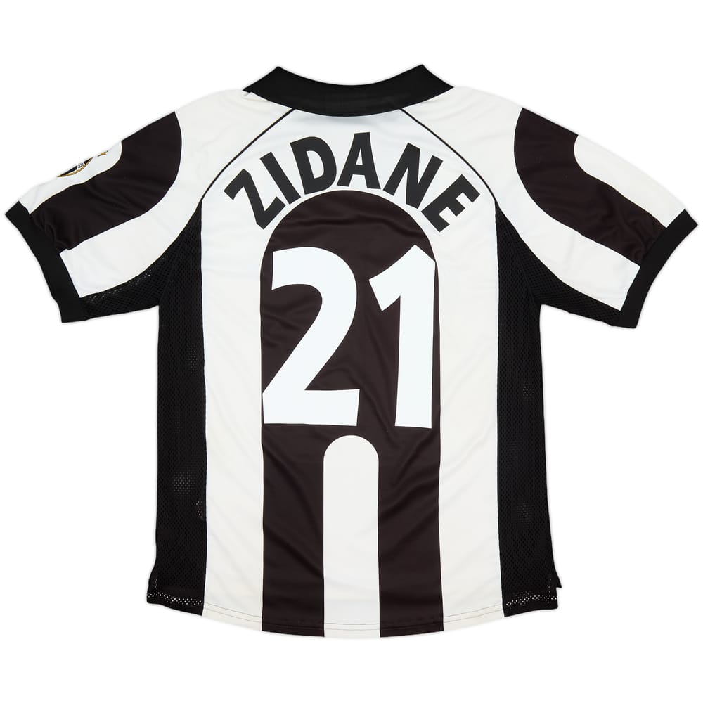 1997-98 Juventus Centenary Home Shirt Zidane #21 - 8/10 - (M)