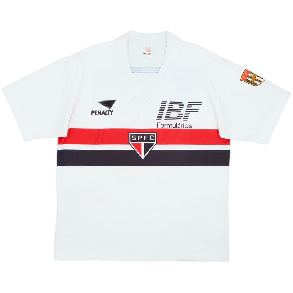 1992 Sao Paulo Home Shirt #10 - 9/10 - (L)