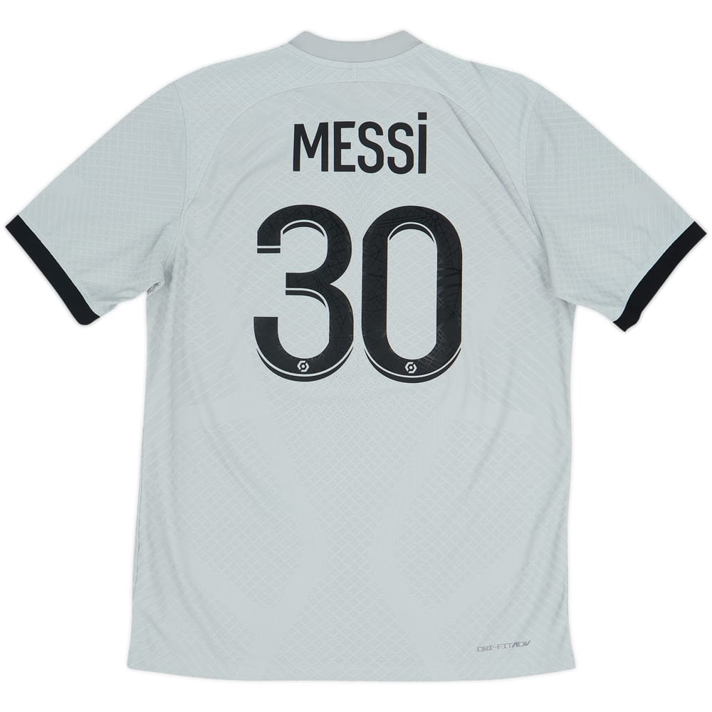 2022-23 Paris Saint-Germain Authentic Away Shirt Messi #30 - 8/10 - (M)