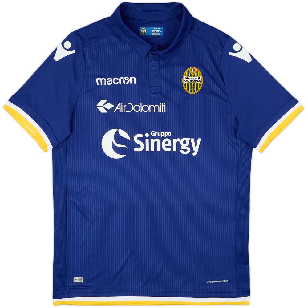 2018-19 Hellas Verona Home Shirt - 10/10 - (L)