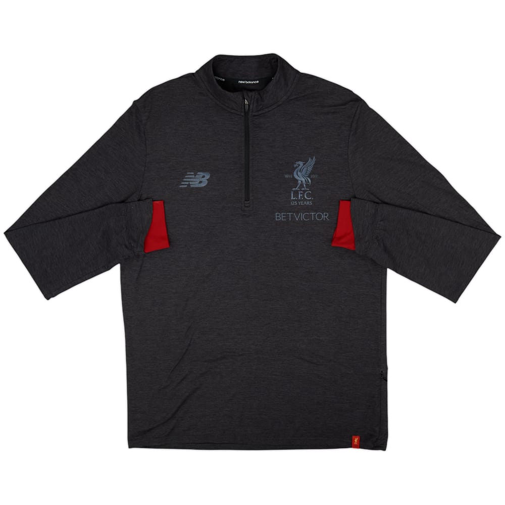 2017-18 Liverpool New Balance 1/4 Zip Drill Top - 6/10 - (L)