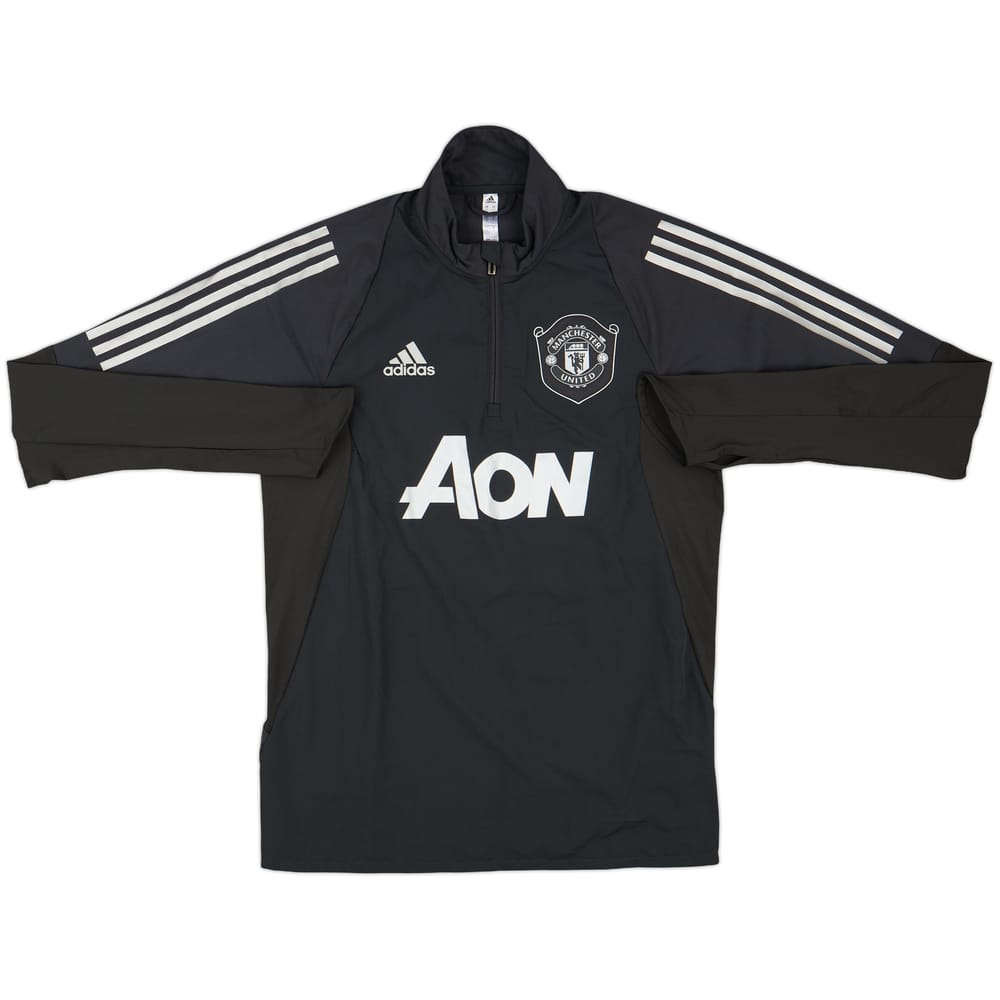 2019-20 Manchester United adidas 1/4 Zip Drill Top - 9/10 - (S)