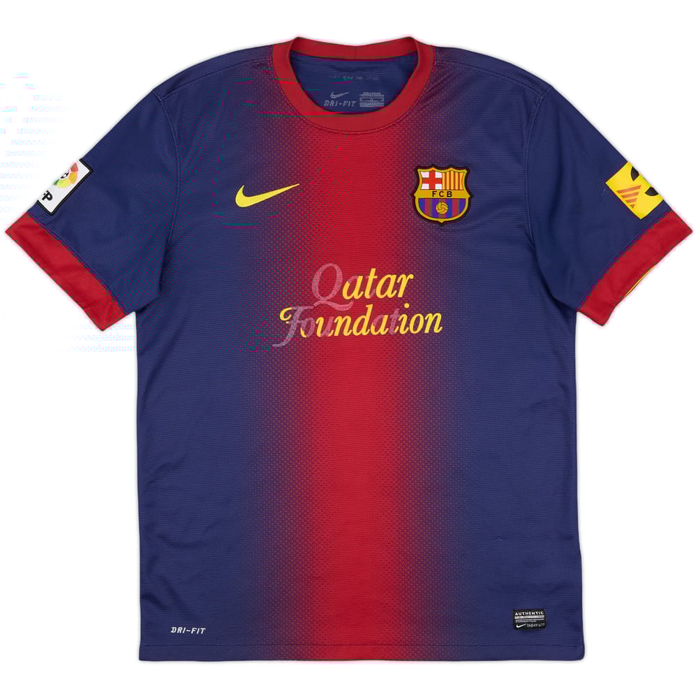 2012-13 Barcelona Home Shirt - 4/10 - (M)