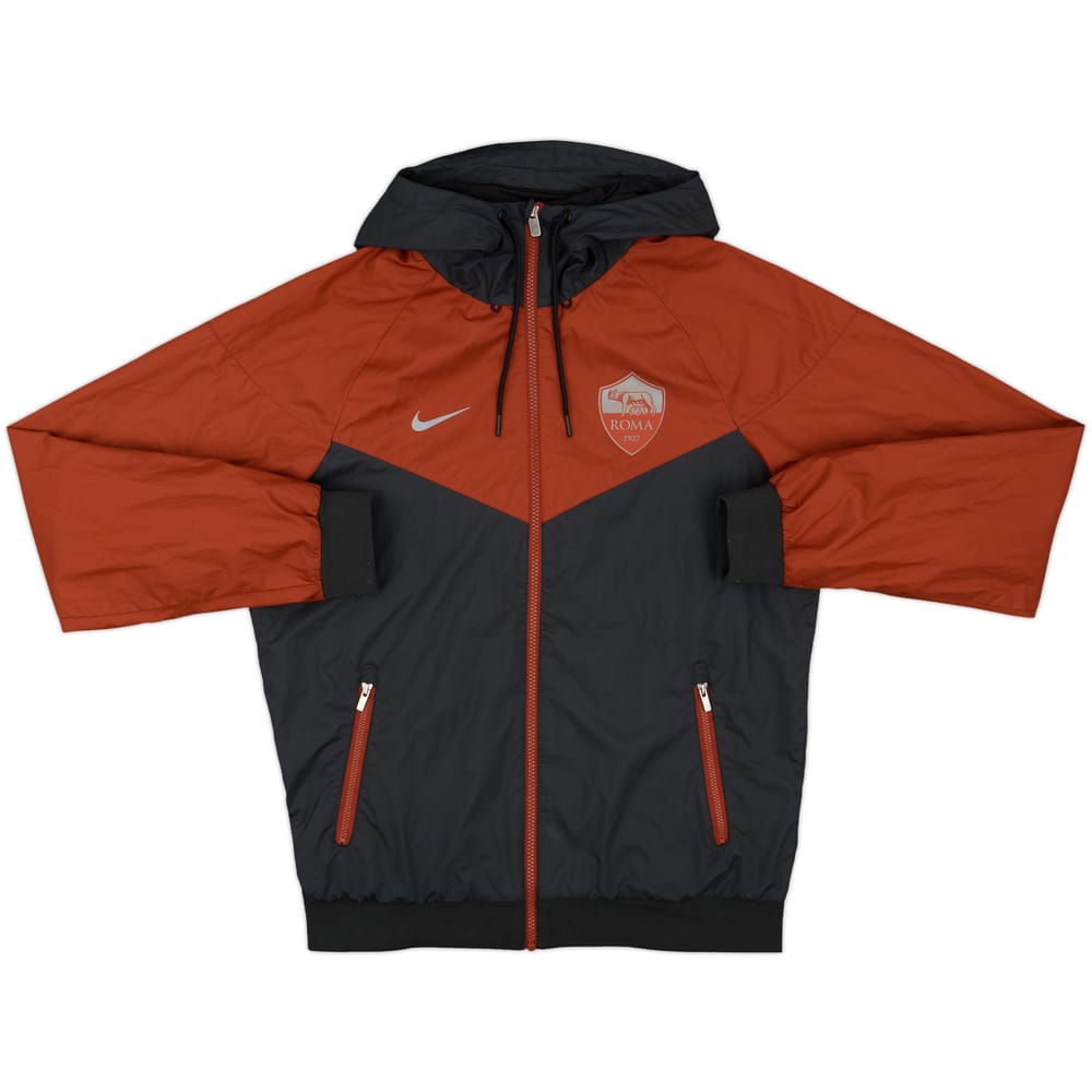 2018-19 Roma Nike Hooded Rain Jacket - 8/10 - (S)