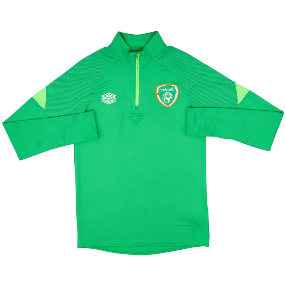 2022 Ireland Umbro 1/4 Zip Drill Top - 8/10 - (S)