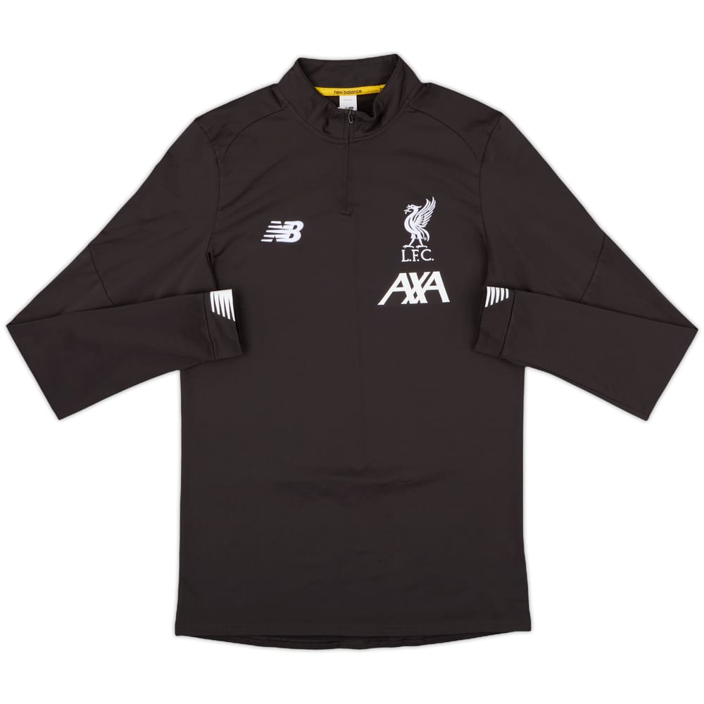 2017-18 Liverpool New Balance 1/4 Zip Training Top - 8/10 - (S)